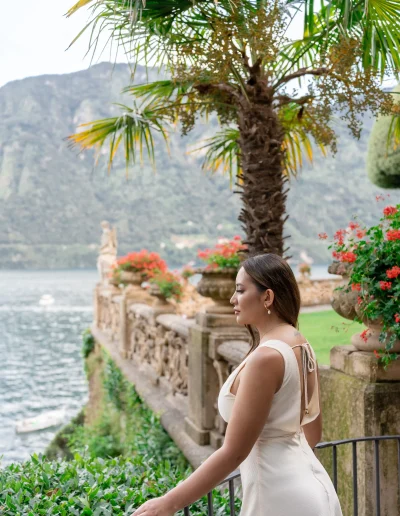 proposal in villa balbianello