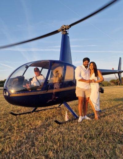 Marriage Proposal Helicopter