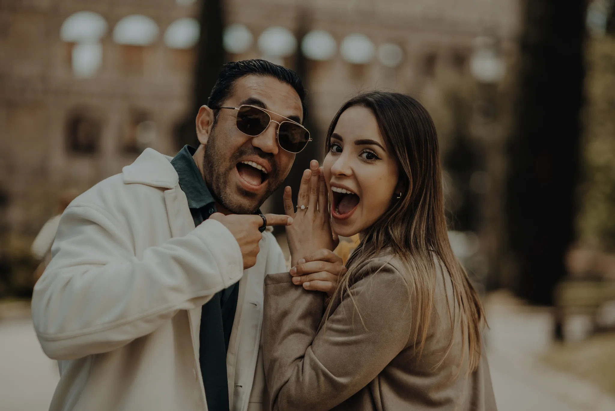 Romantic Proposal in Italy