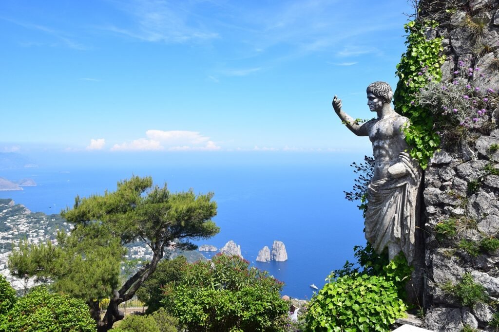 Luxury Capri proposal with romantic sea view