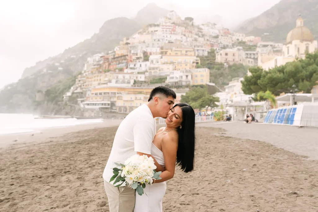 Amalfi Coast Proposal – Gerardo & Aneyeli Newly engaged couple during their proposal experience on the Amalfi Coast