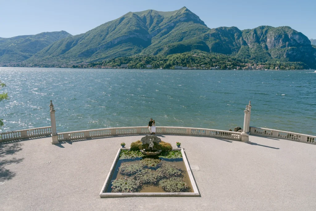 Jared and his partner during their proposal day in Bellagio on Lake Como