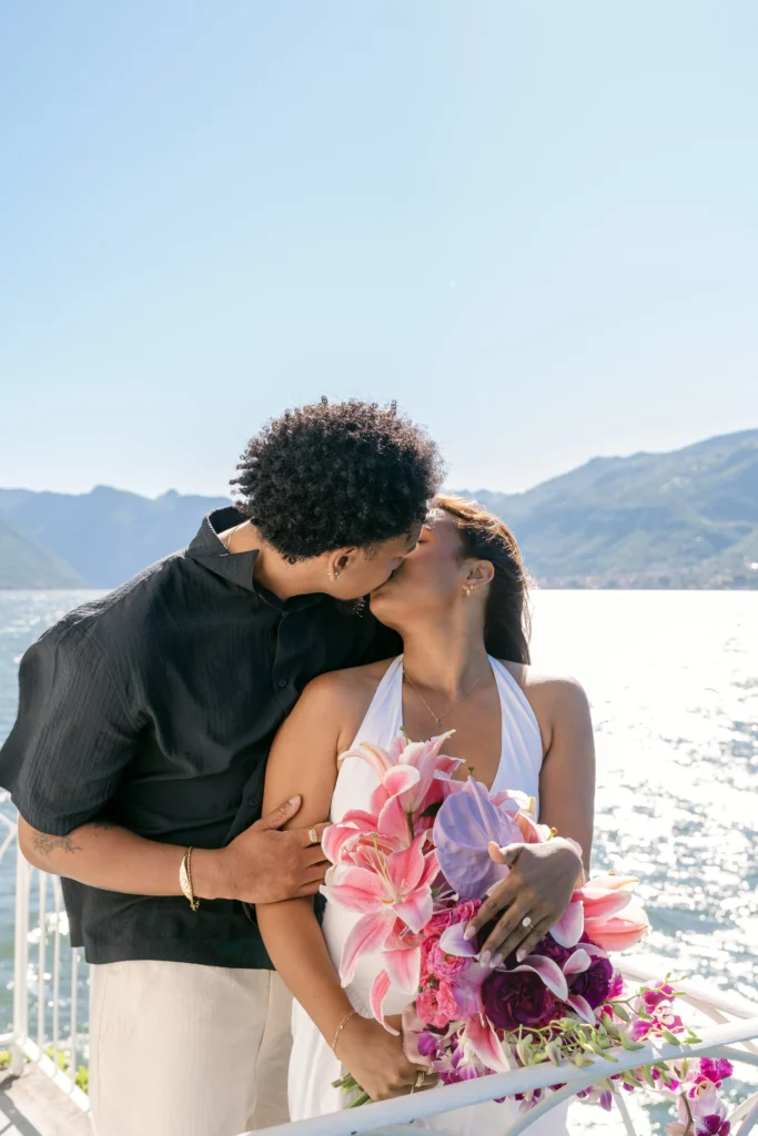 Lake Como proposal at Villa Melzi Gardens