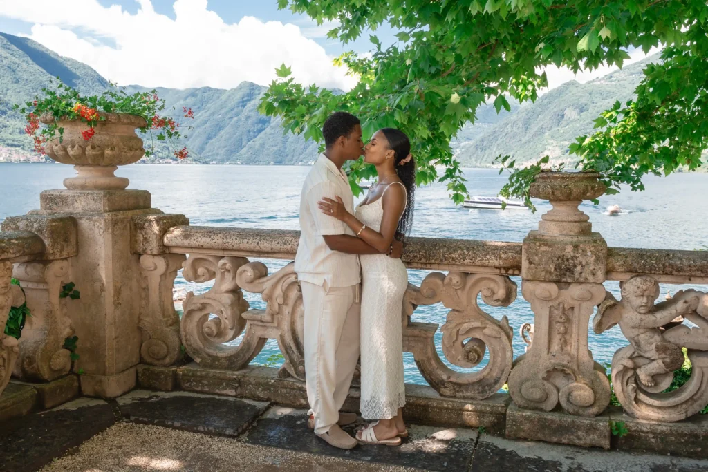 Keeghan & Emilie – Villa Balbianello Proposal Keeghan and Emilie during their Villa Balbianello proposal on Lake Como