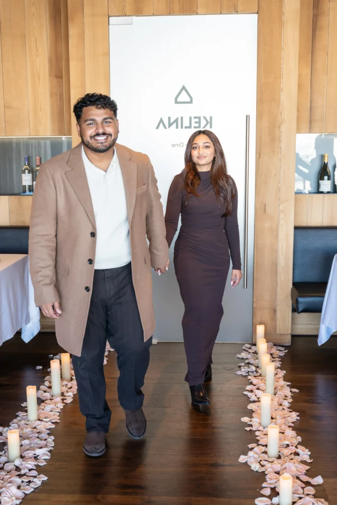 Oshin's Proposal in the Dolomites Oshin and his partner surrounded by the mountain landscape of the Dolomites