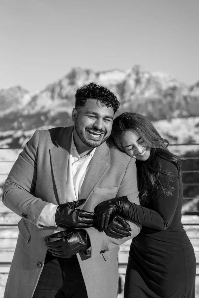 Romantic Dolomites Engagement Romantic engagement photography in the Italian Dolomites