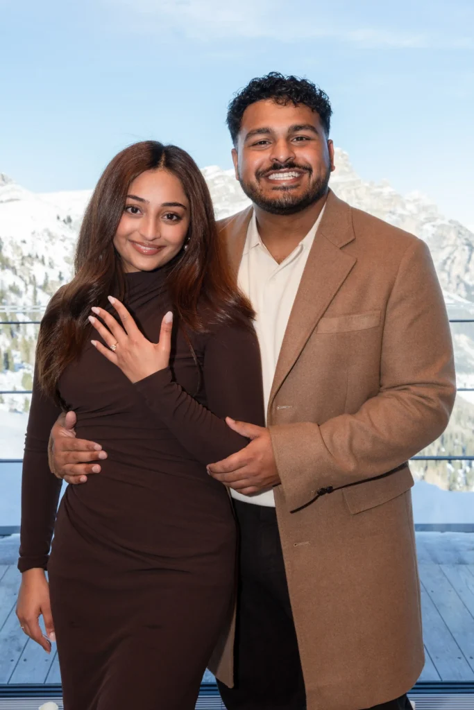 Oshin Proposes in the Italian Dolomites Oshin proposing to his partner in the Italian Dolomites